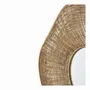 Mirrors - ISIS mirror natural rattan and metal 100x5x100 - BLANC D'IVOIRE