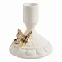 Bougies - Bougeoir sur pied Papillon en céramique blanche - MATHILDE M.