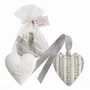 Home fragrances - Openwork metal heart box with scented decoration - Cotton Flower - MATHILDE M.