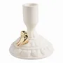 Candles - Bird standing candle holder in white ceramic - MATHILDE M.