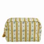 Clutches - Large rectangular Orange Blossom fabric toiletry bag - MATHILDE M.