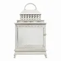 Bougeoirs et photophores  - Lanterne Marie en métal blanc 37 x 22,5 x 56 cm - MATHILDE M.