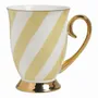 Mugs - Madame de Récamier mug with pastel stripes - 3 assorted - MATHILDE M.