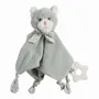 Peluches - Toudoux Chaton avec anneau de dentition gris - MATHILDE M.