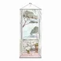 Paintings - Hanging canvas Mediterranean Balcony 90 x 200 - MATHILDE M.