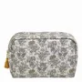 Pochettes - Trousse de toilette rectangulaire Voile de Lin grand modèle en tissu - MATHILDE M.