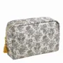 Pochettes - Trousse de toilette rectangulaire Voile de Lin grand modèle en tissu - MATHILDE M.