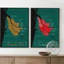 Objets de décoration - Carte du vin à gratter - Bordeaux - 1020 DÉGUSTATIONS