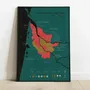 Objets de décoration - Carte du vin à gratter - Bordeaux - 1020 DÉGUSTATIONS
