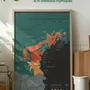Objets de décoration - Carte du vin à gratter - Languedoc - 1020 DÉGUSTATIONS