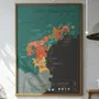 Objets de décoration - Carte du vin à gratter - Languedoc - 1020 DÉGUSTATIONS