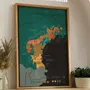 Objets de décoration - Carte du vin à gratter - Languedoc - 1020 DÉGUSTATIONS