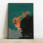 Objets de décoration - Carte du vin à gratter - Languedoc - 1020 DÉGUSTATIONS