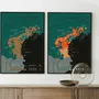 Objets de décoration - Carte du vin à gratter - Bourgogne - 1020 DÉGUSTATIONS