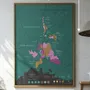 Objets de décoration - Carte du vin à gratter - Rhône - 1020 DÉGUSTATIONS