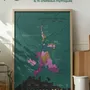Objets de décoration - Carte du vin à gratter - Rhône - 1020 DÉGUSTATIONS