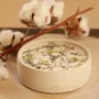 Floral decoration - Stoneware Candle - Cotton Flower (300G) - MAISON SÉJOUR