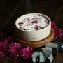 Décorations florales - Bougie grès - Rose du séjour (300G) - MAISON SÉJOUR