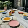 Plats et saladiers - Assiette colorful Ajoutez une touche d'amour et de couleur  / set of 4 - AND NOOK