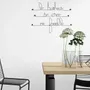 Other wall decoration - Wire Wall Decor Quote " Happiness is created in family " - BIJOUX DE MUR
