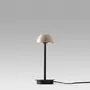 Table lamps - ABSIDIOLA mini table lamp with alabaster or ceramic lampshade - LUXCAMBRA