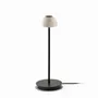 Table lamps - ABSIDIOLA mini L table lamp in alabaster or ceramic - LUXCAMBRA
