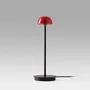 Table lamps - ABSIDIOLA mini L table lamp in alabaster or ceramic - LUXCAMBRA