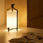 Lampes de table - FANAL lampe de table noir de 35,5cm - LUXCAMBRA