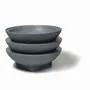 Pots de fleurs - Jardinière surdimensionnée en fibre de verre à demi-dôme, gris - TULESTE FACTORY