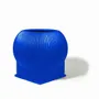 Garden accessories - Oversized Flat Blob Fiberglass Planter 'Black' by Tuleste Factory - TULESTE FACTORY
