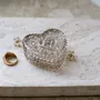 Art glass - Crystal box for small jewelry with your initials/name/logo by Pekalla - PEKALLA CRISTAL GLASS