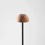 Floor lamps - ABSIDIOLA floor lamp mini 10cm lampshade in alabaster or ceramic - LUXCAMBRA