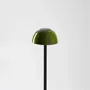 Floor lamps - ABSIDIOLA floor lamp mini 10cm lampshade in alabaster or ceramic - LUXCAMBRA
