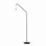 Floor lamps - ABSIDIOLA arco mini floor lamp with alabaster or ceramic lampshade - LUXCAMBRA