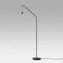 Floor lamps - ABSIDIOLA arco mini floor lamp with alabaster or ceramic lampshade - LUXCAMBRA
