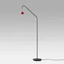 Floor lamps - ABSIDIOLA arco conica floor lamp with ceramic shade - LUXCAMBRA