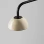 Floor lamps - ABSIDIOLA floor lamp brazo mini alabaster or ceramic lampshade - LUXCAMBRA