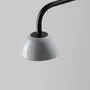 Floor lamps - ABSIDIOLA floor lamp brazo mini alabaster or ceramic lampshade - LUXCAMBRA