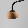 Floor lamps - ABSIDIOLA floor lamp brazo mini alabaster or ceramic lampshade - LUXCAMBRA