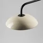 Floor lamps - ABSIDIOLA floor lamp with arms with ceramic lampshade plato - LUXCAMBRA