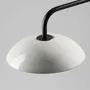Floor lamps - ABSIDIOLA floor lamp with arms with ceramic lampshade plato - LUXCAMBRA