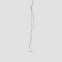 Hanging lights - HOLD hanging lamp with steel rod in black or white - LUXCAMBRA