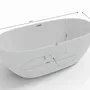 Bathtubs - Freestanding Oval Bathtub SAMBA L. 170 x W. 79 cm, by SPALINA - SPALINA
