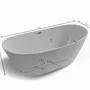 Baignoires - Baignoire îlot ovale VENECIA 170x80cm, by SPALINA - SPALINA