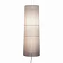 Hanging lights - INDIANA hanging lamp XL grey organza shade - LUXCAMBRA
