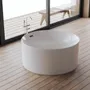 Bathtubs - Freestanding Round Bathtub LOOM 2.0, 130x130 cm, by SPALINA - SPALINA