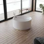Bathtubs - Freestanding Round Bathtub LOOM 2.0, 130x130 cm, by SPALINA - SPALINA