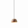 Hanging lights - ABSIDIOLA mini hanging lamp with alabaster or ceramic shade - LUXCAMBRA