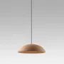 Hanging lights - ABSIDIOLA plato hanging lamp with ceramic lampshade - LUXCAMBRA