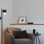 Floor lamps - KAN floor lamp in black with 2 shades - LUXCAMBRA